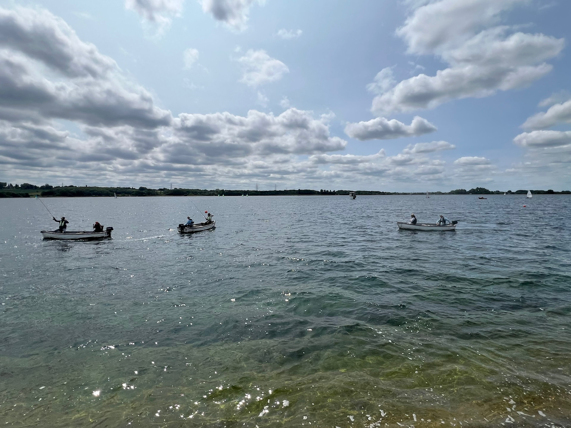 England Under 18 River Bank Fly Fishing Team - weekend at Farmoor Reservoir