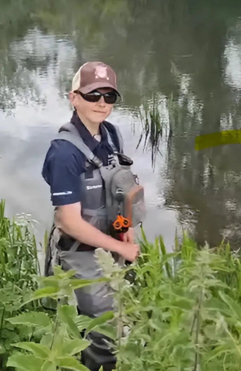 England Under 18 River and Bank Fly Fishing Team practice on River Kennet