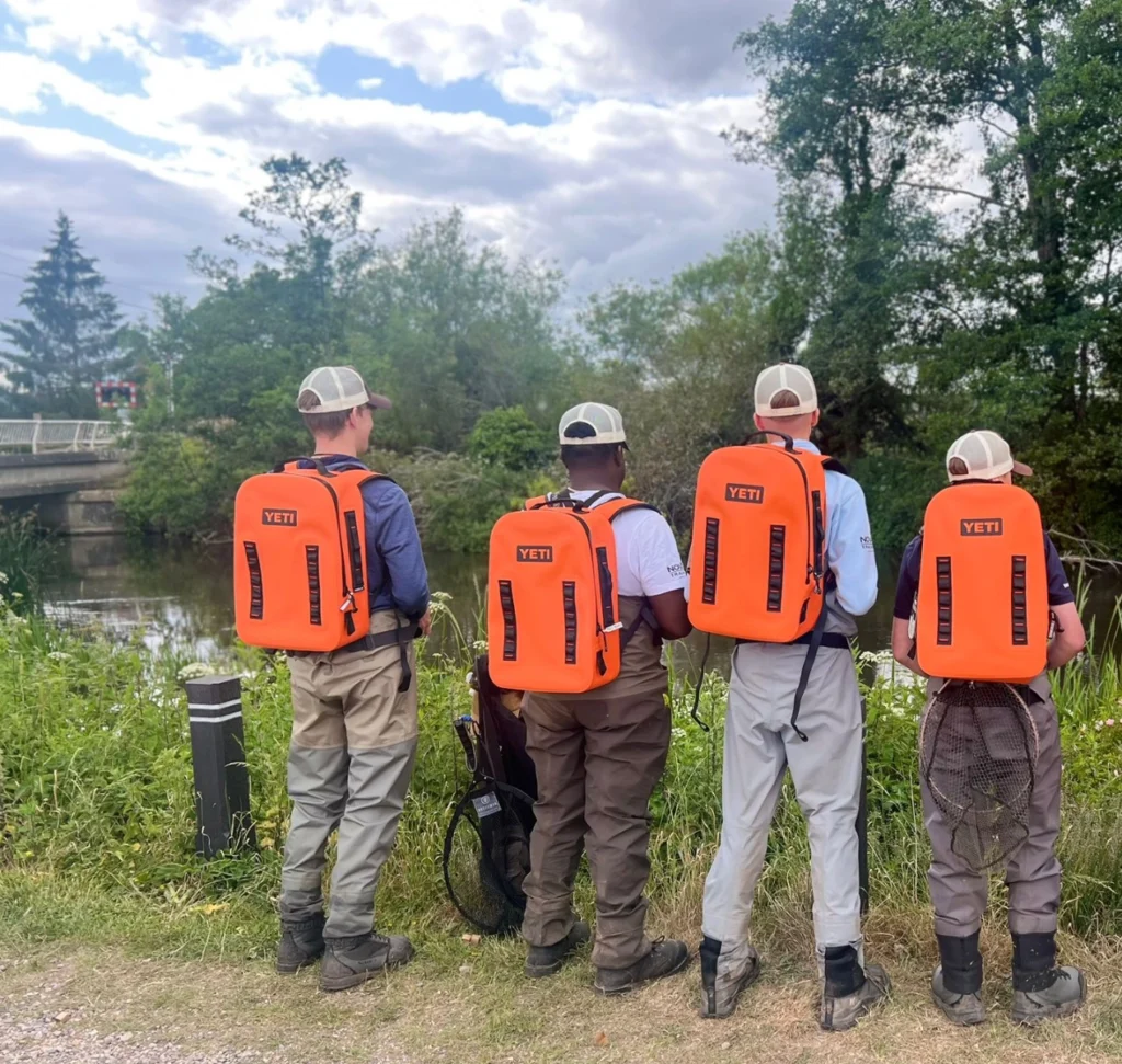 England Under 18 fly fishing river and bank team