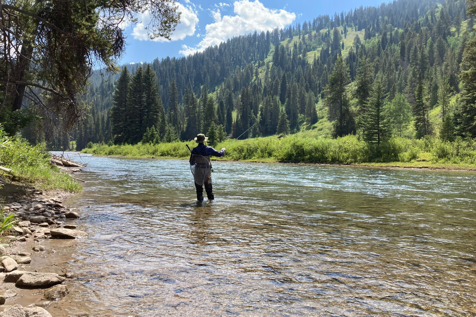Under 18 England River, Bank Fly Fishing Team at 25th FIPS Mouche Championship, Idaho, USA