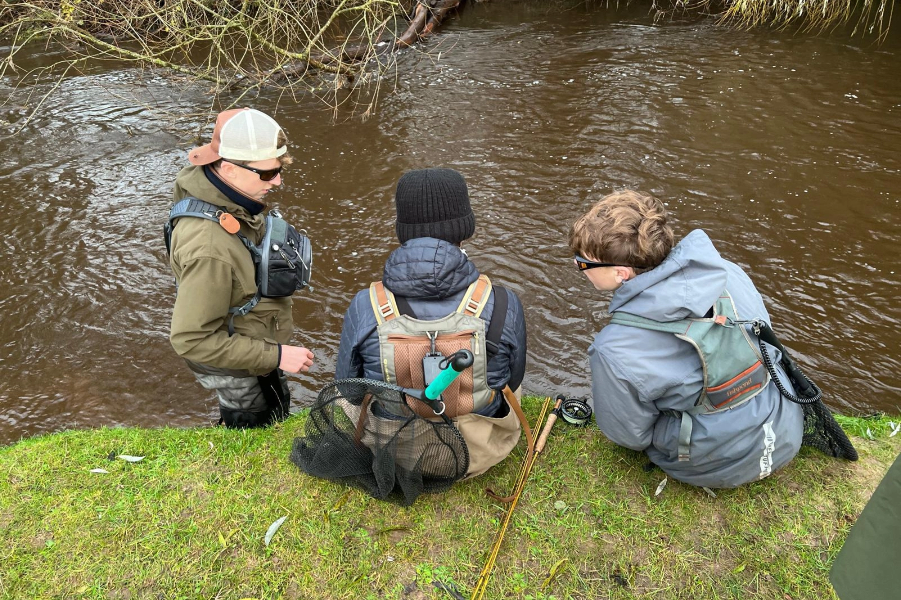 Strong team spirit on display despite tough fishing conditions on the River Prover